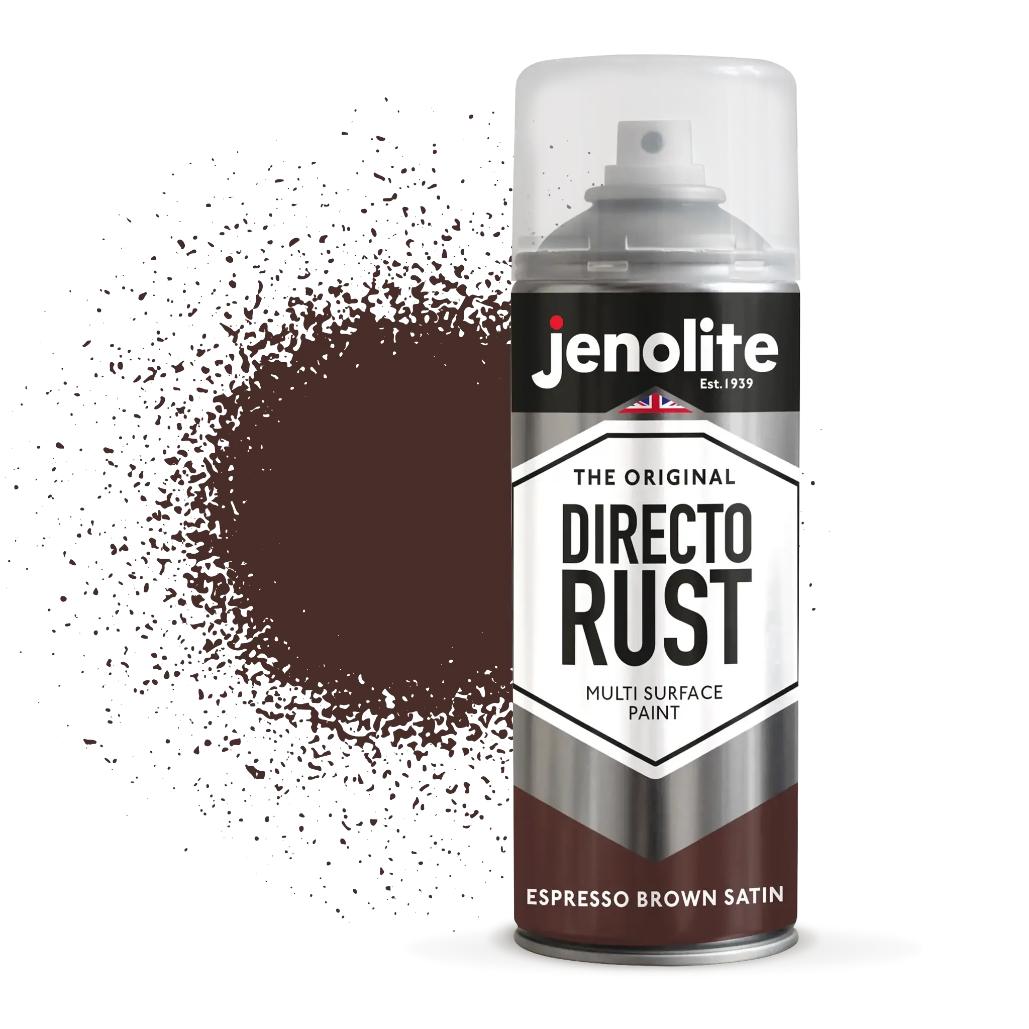 JENOLITE Directorust Sprühfarbe Schiefergrau – Direkt-zu-Rost, Satiniert, 3x400 Ml, Für Metall, Holz, Kunststoff
